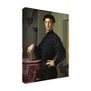 Trademark Fine Art Agnolo Bronzino 'Portrait of a Young Man Bronzin' Canvas Art, 14x19 IC00362-C1419GG
